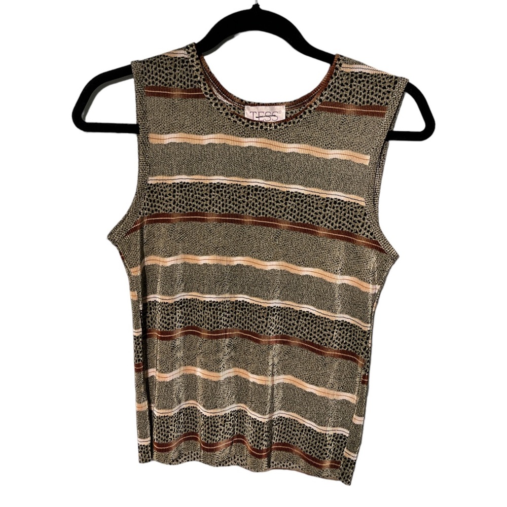 vintage slinky pattern tank